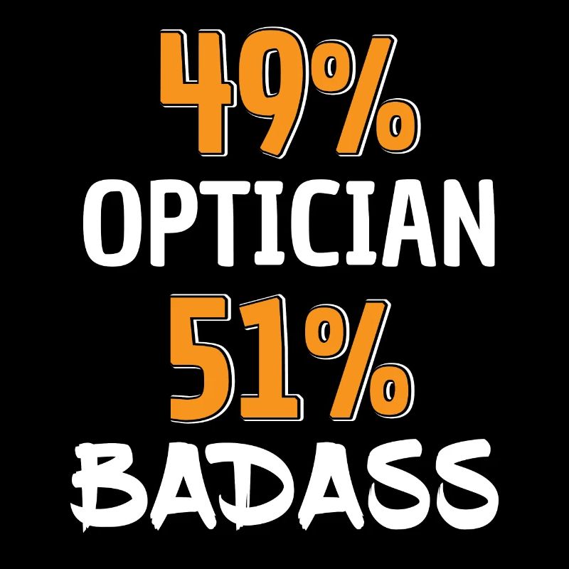 Chemise drôle d'opticien Badass - Test d'opticien