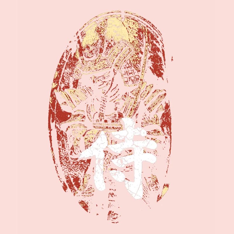 Samurai Japan Schrift Zeichen