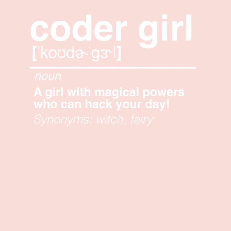 Coder Girl Software Developer Engineer Gift