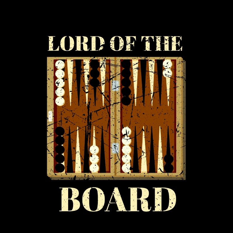 Backgammon board game saying for backgammon players