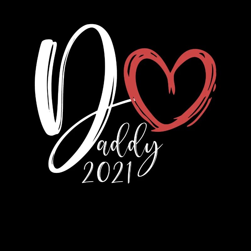 Daddy 2021 Partnerlook Werdende Vater Geschenk