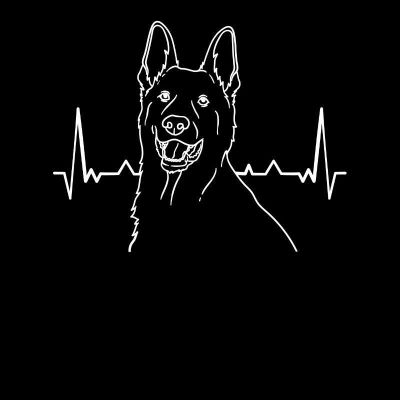 Chien de berger drôle
