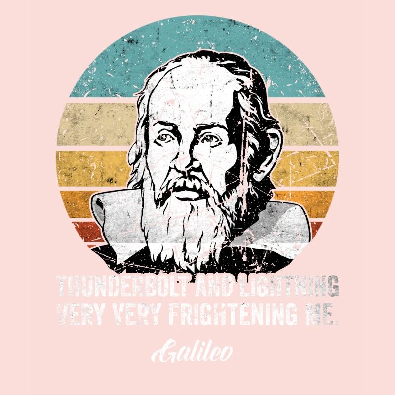 Thunderbolt lightning Galileo Philosopher Physics