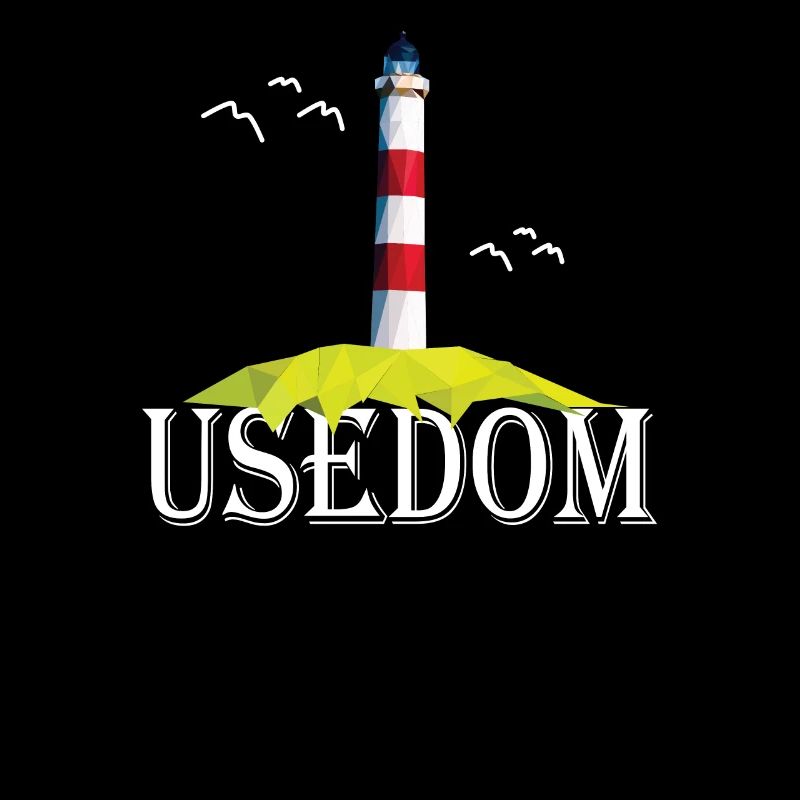 Usedom Insel Leuchtturm Ostsee Möwe Geschenk