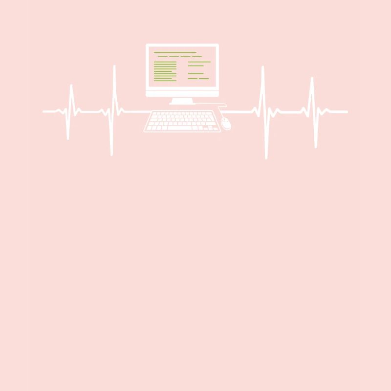 Programmer EKG Heartbeat Computer Desktop