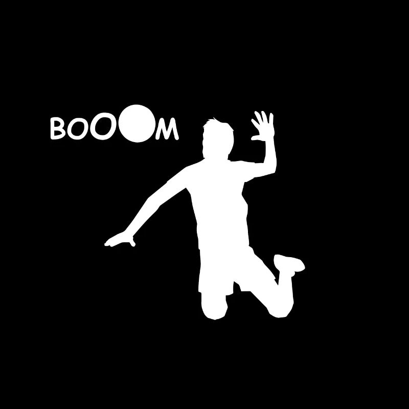 Volley- de plage Onomatopée Booom