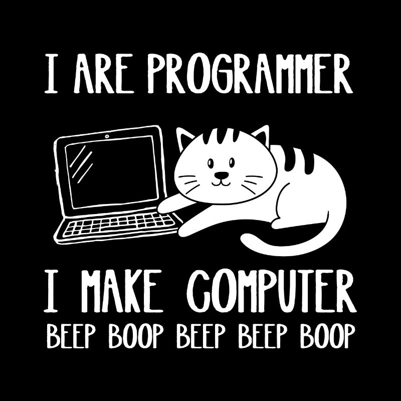 Je suis programmeur, je fais un chat drôle d'ordinateur