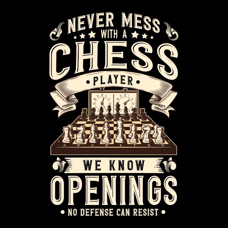 Cadeau d'échecs de jeu d'échecs de joueur d'échecs