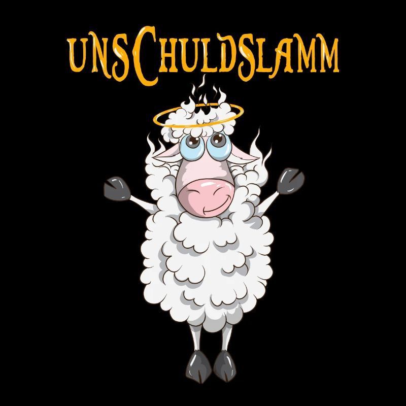 Unschuldslamm Schaf Lamm Tiere Heiligenschein