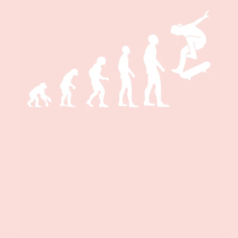 Skateboarder Skate Skate Evolution Cadeau