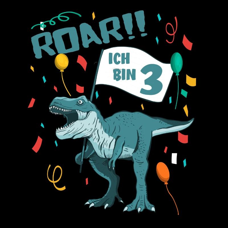 3. Geburtstag Kindergeburtstag Dinosaurier