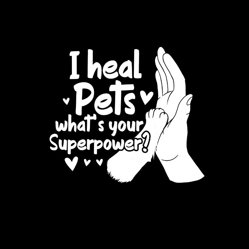 Nice Veterinarian assistant design that reads "I
