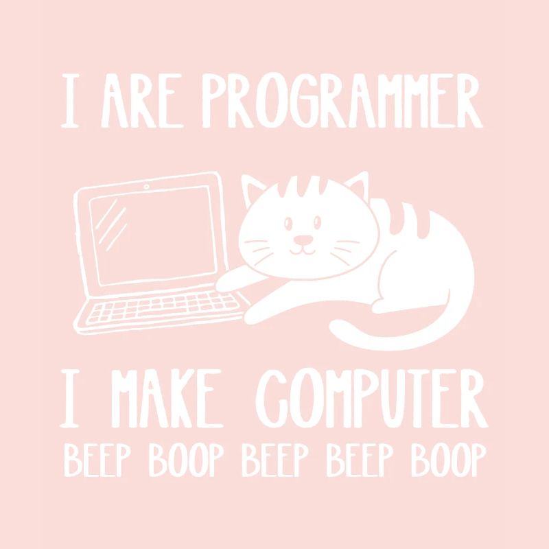 I Are Programmeur Cat I Make Computer Beep Boop