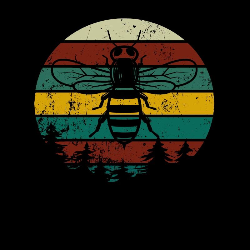 Bee Beekeeper Retro Vintage Insect Wasp Gift