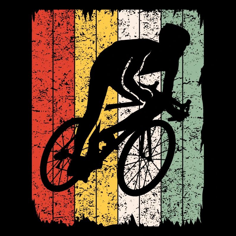 Cyclisme cycliste vélo de course retro cadeau
