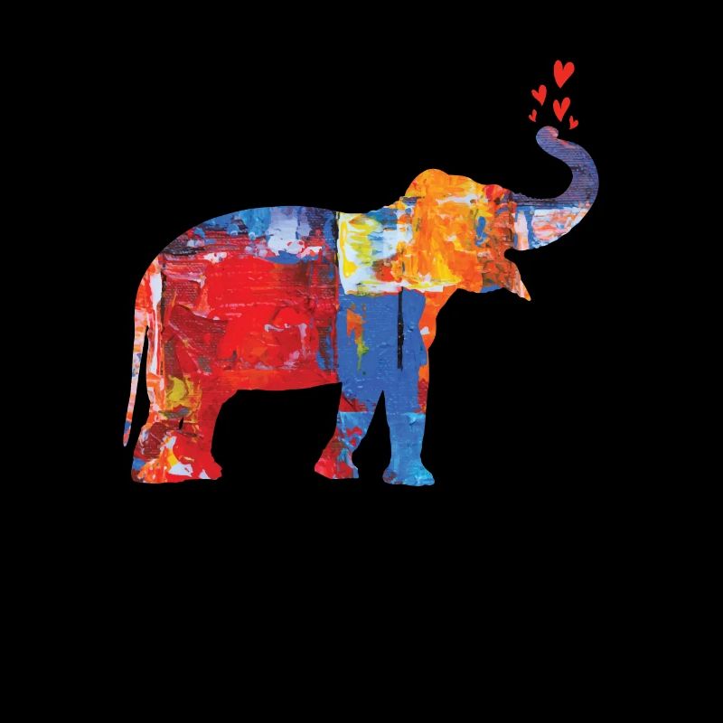 Éléphant Art comme toile