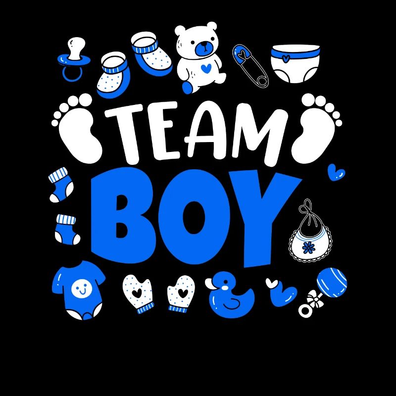 Team Boy Grossesse Bébé Party