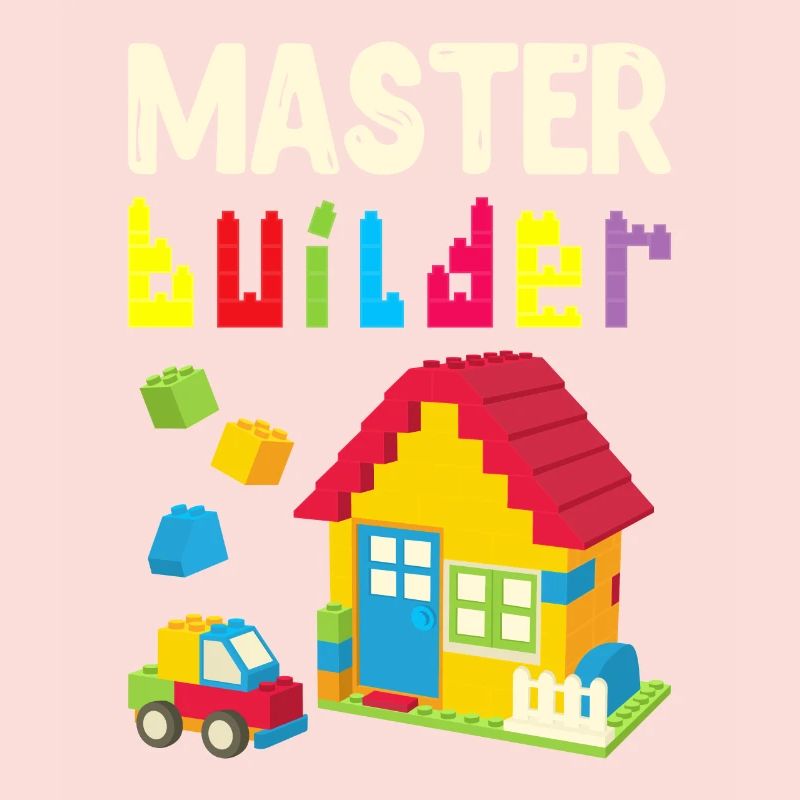 Cool Master Builder Drôles blocs de construction Cadeau Papa