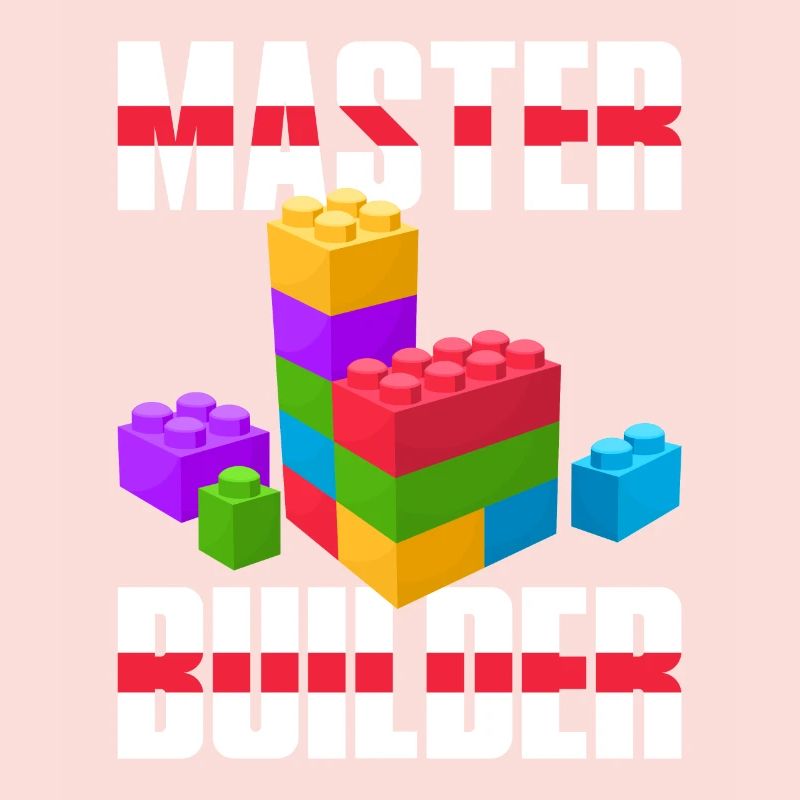 | de chemises Master Builder Mignon Maître Constructeur de blocs