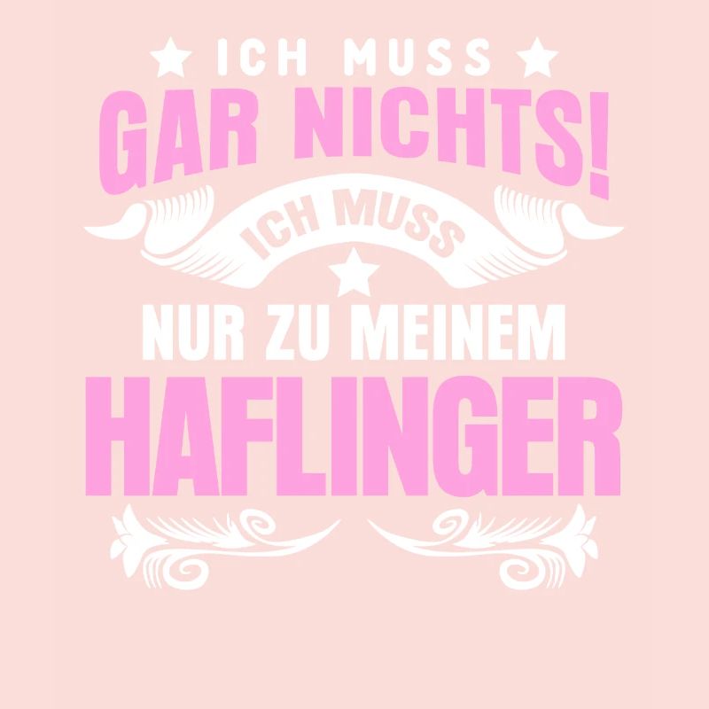 Haflinger - Pferde Spruch