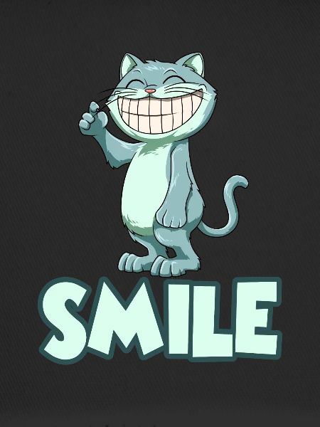 Chat souriant