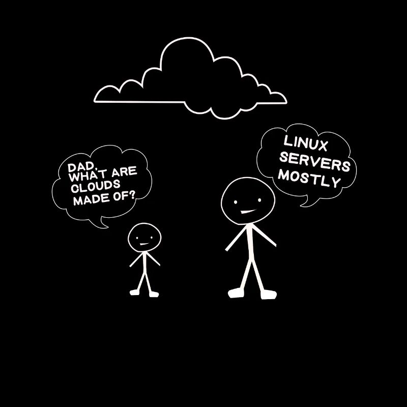 Father and son Linux