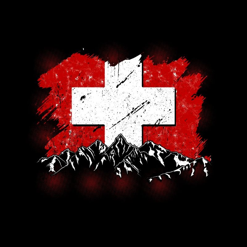 Suisse Tshirt Zurich Bern Drapeau Switzerland