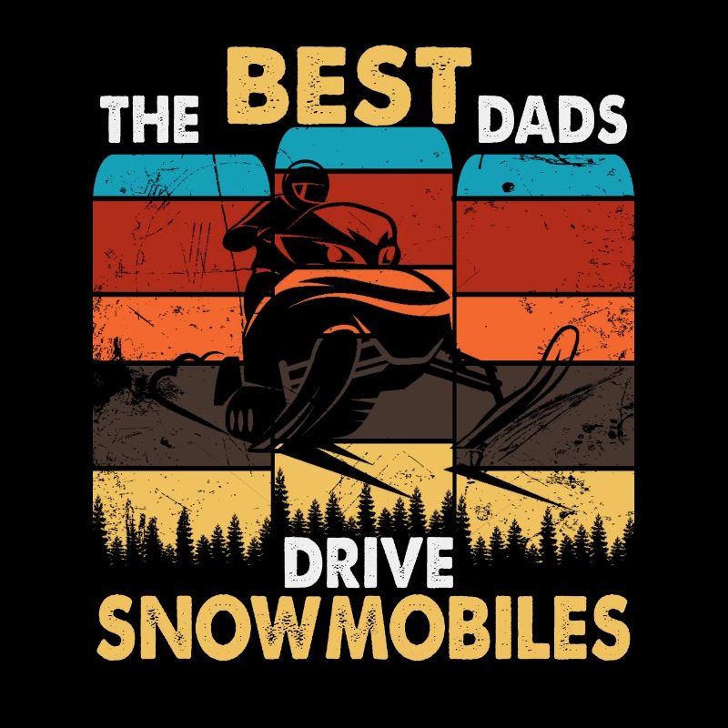 Funny Snowmobile Dad Shirt Snowmobiling Rider Gift