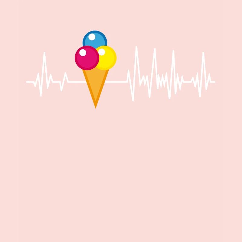 Eiswaffel Herzschlag Eis Eiscreme Eisdiele