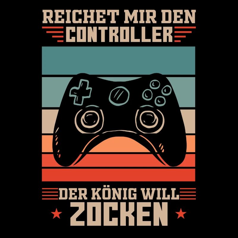 Reichet mir den Controller der König will zocken