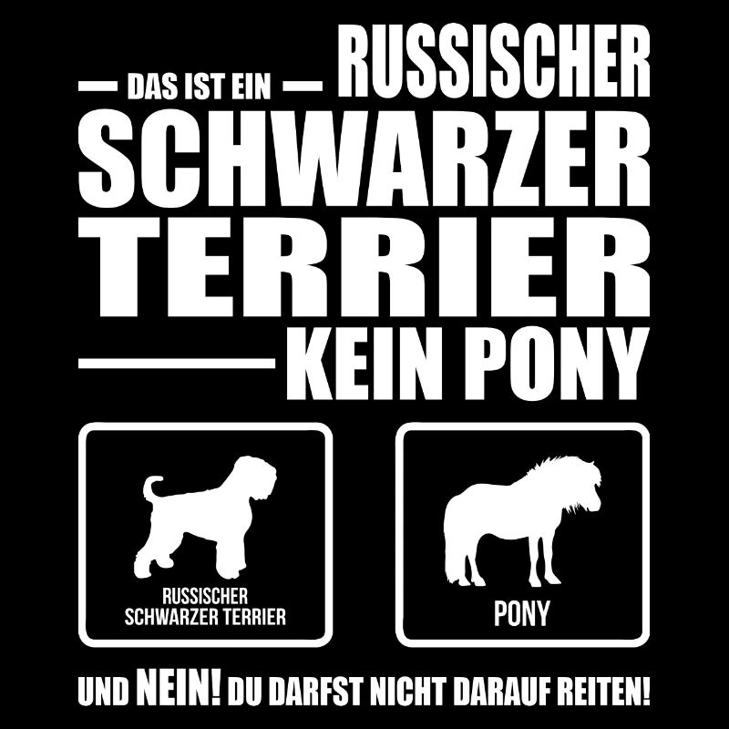 RUSSISCHER SCHWARZER TERRIER kein Pony Wilsigns