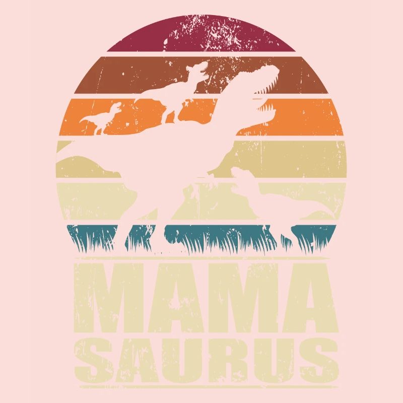 Mamasaurus Rex Dinosaurier Mutter Dino Drillinge