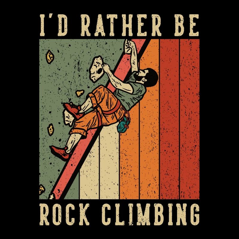 I'd Rather be Rock Climbing Retro