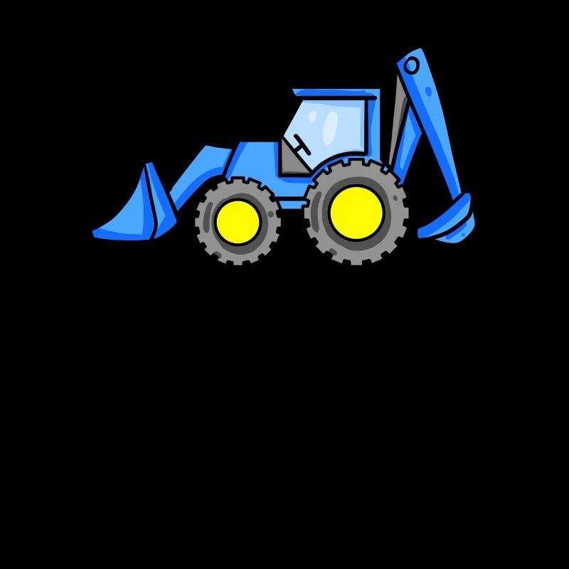 Excavator vehicle construction site