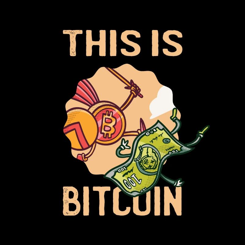 Bitcoin BTC Crypto HODL Trader Blockchain Digital