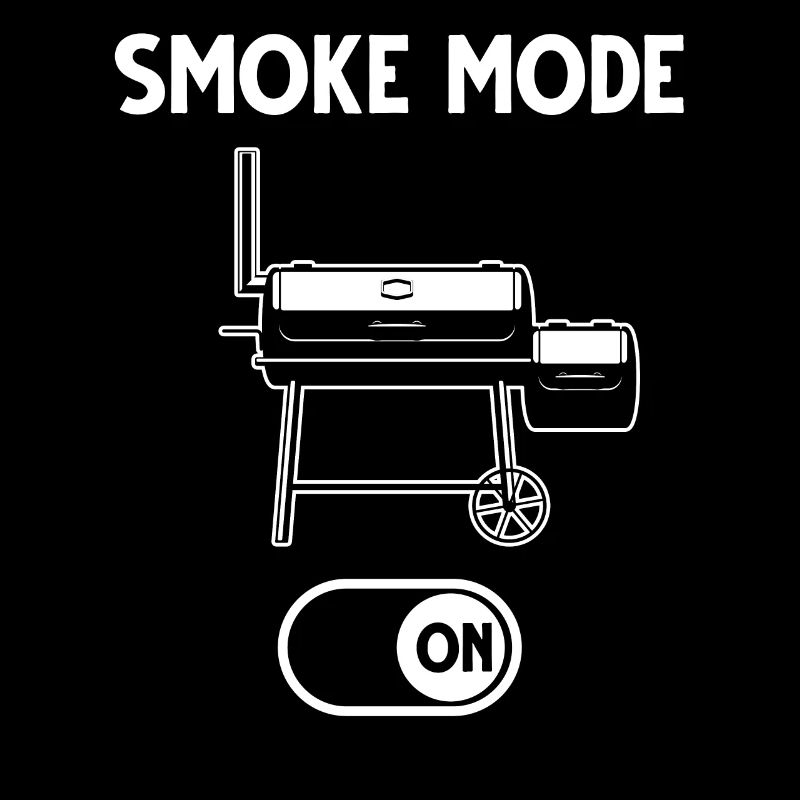 BBQ Smoker Smoke Mode On