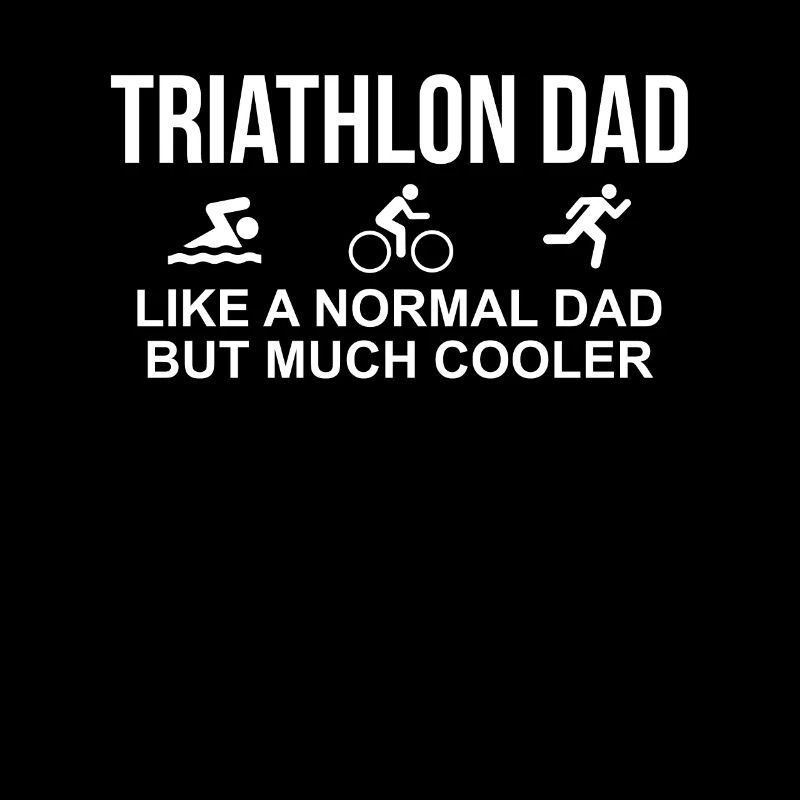 Papa de triathlon comme un père normal mais plus cool