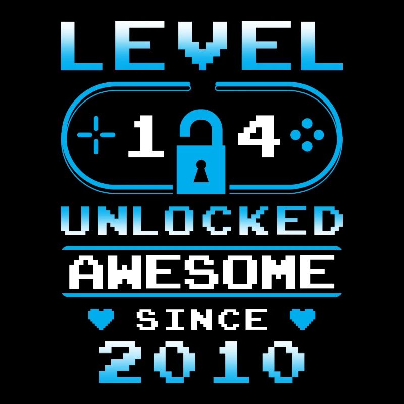Gamer Geburtstag Geschenk Level