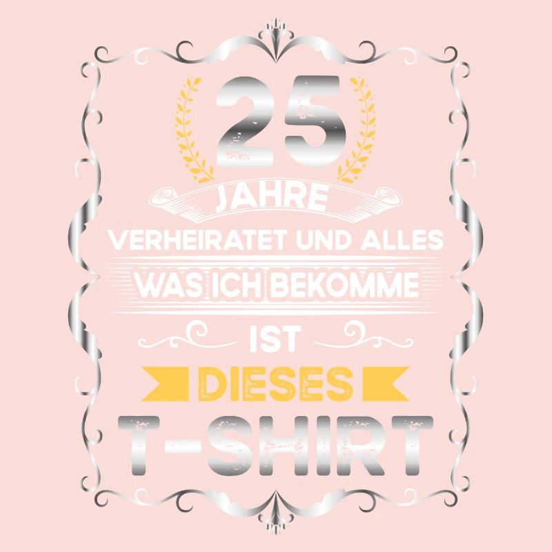 Traumpaar seit 25 Jahren Silberhochzeit Geschenk