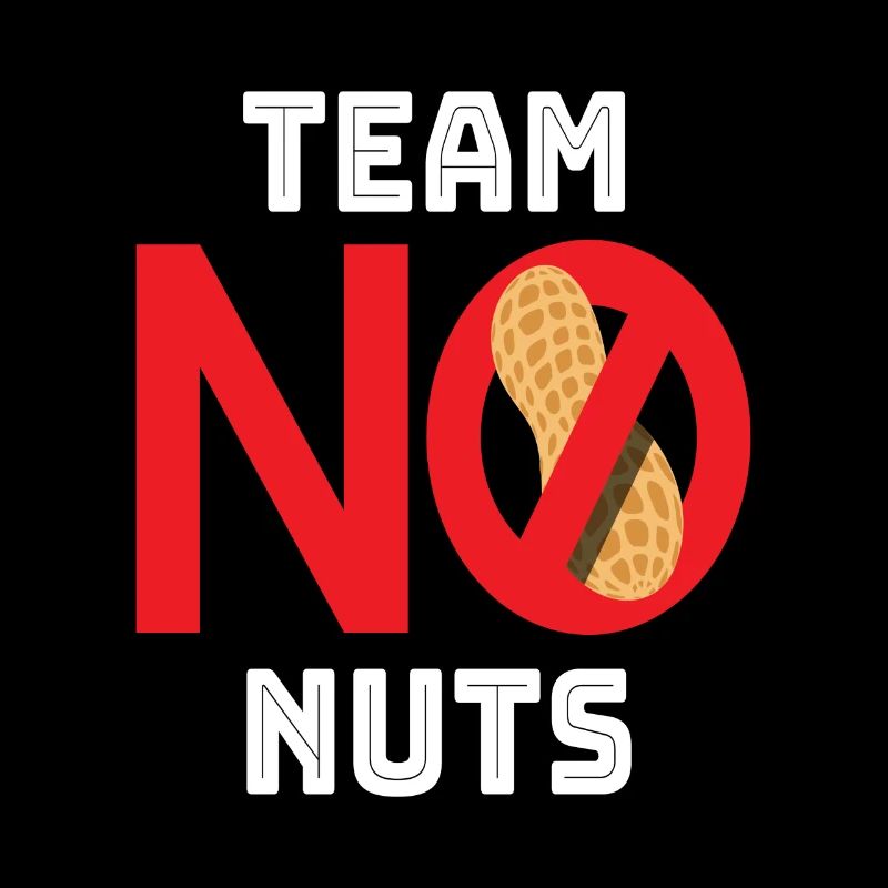 Team No Nuts Nuts Nut Nut Allergy