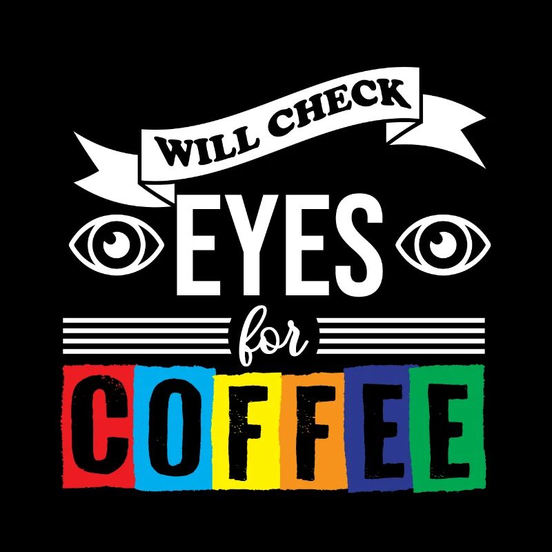 Ophtalmologiste Will Check Eyes For Coffee