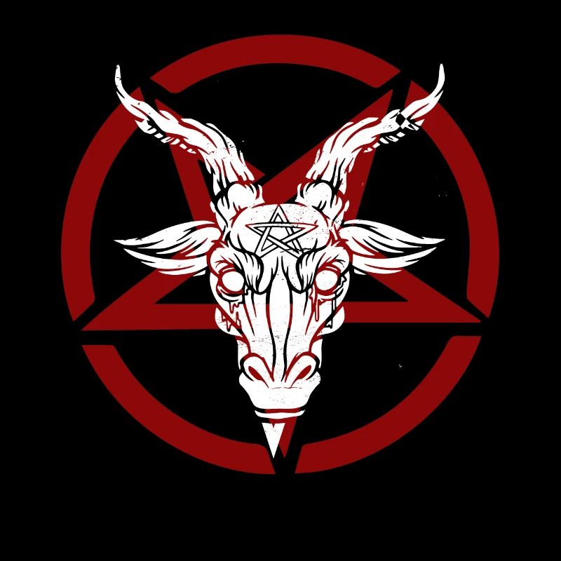 Satan Goat Pentagram Devil Gift