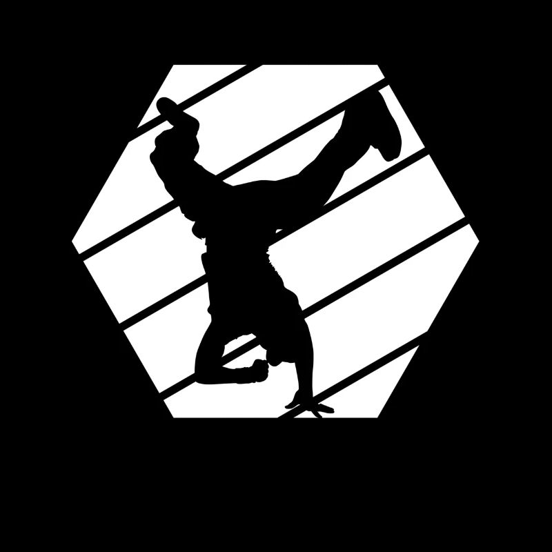 B-Boy Breakdance Street Art Danseur de break dancer