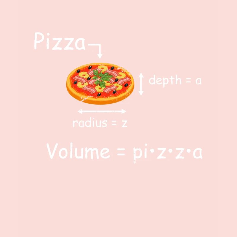 Mathematician Pizza Circle Math Student Math Teacher