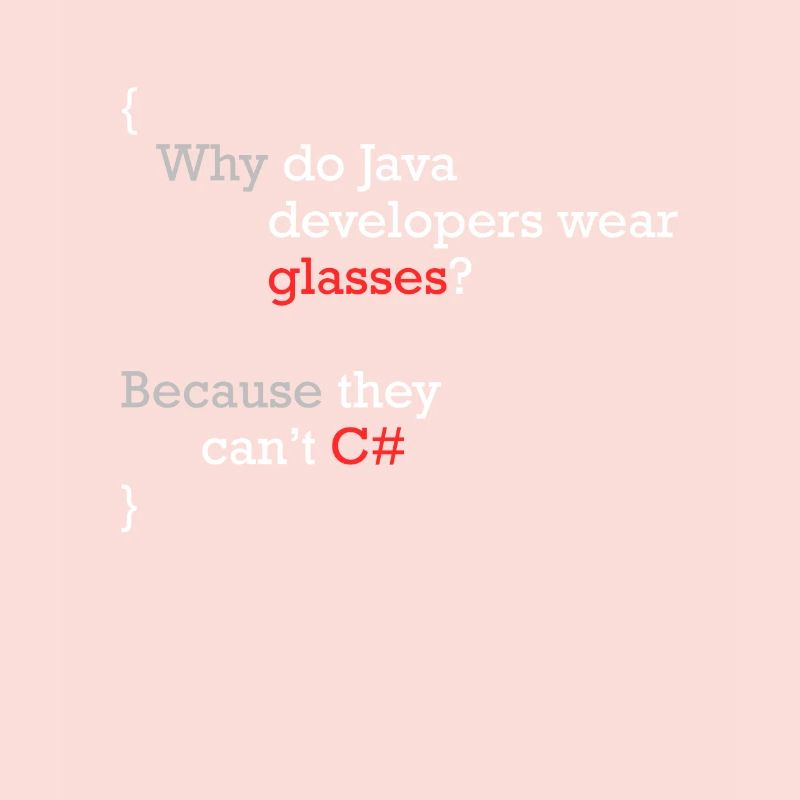 C# Programmeur blague Coder C Sharp