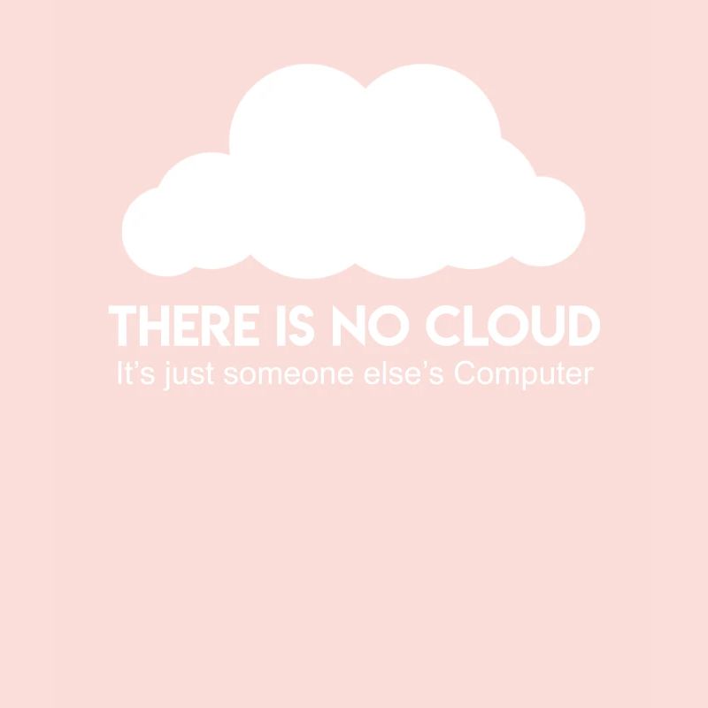 Server Cloud Spruch Informatiker Coder
