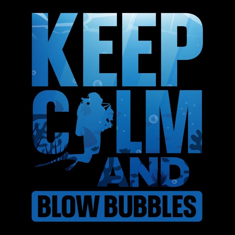 Scuba Diving Diver Keep Calm And