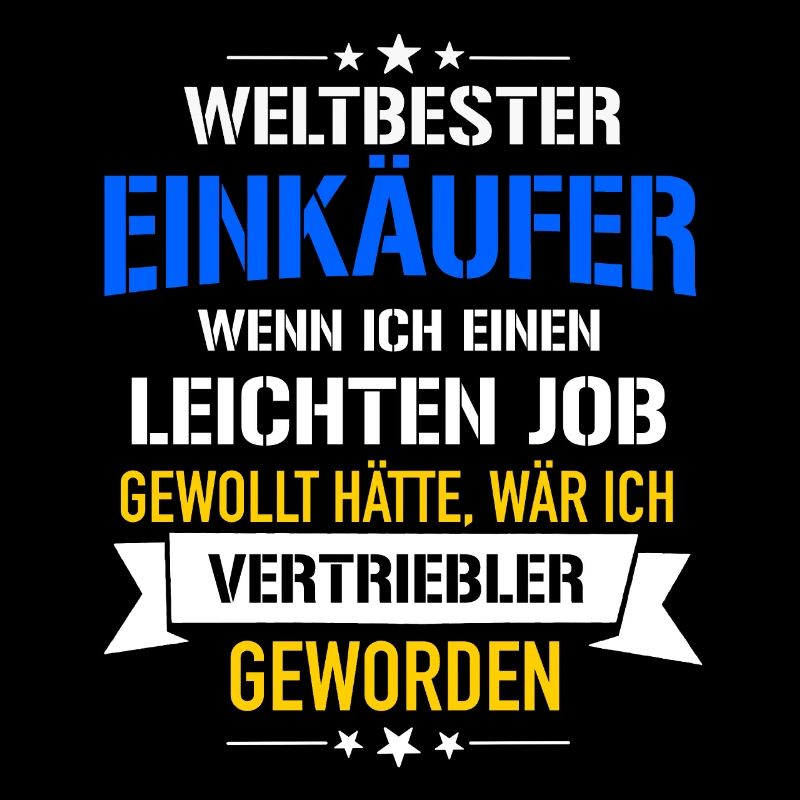 Lustiger Spruch Weltbester Einkäufer Vertriebler