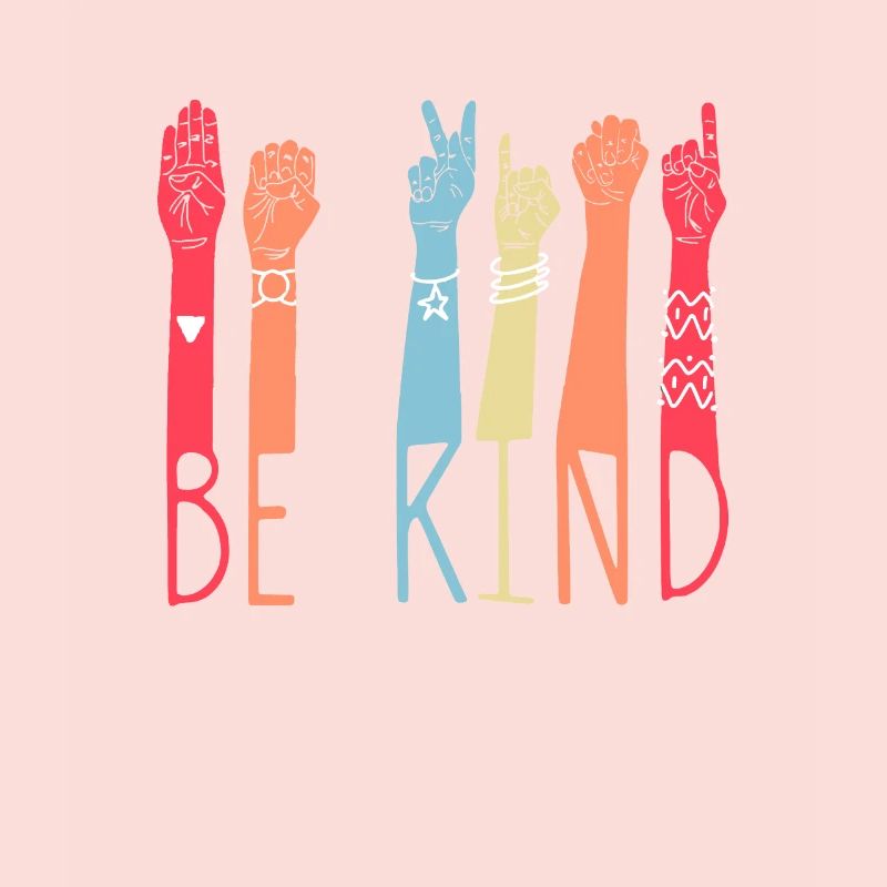 Main levée BE KIND main levée ASL interprète