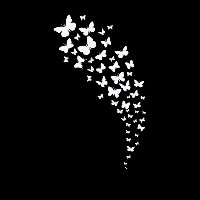 beau essaim papillon